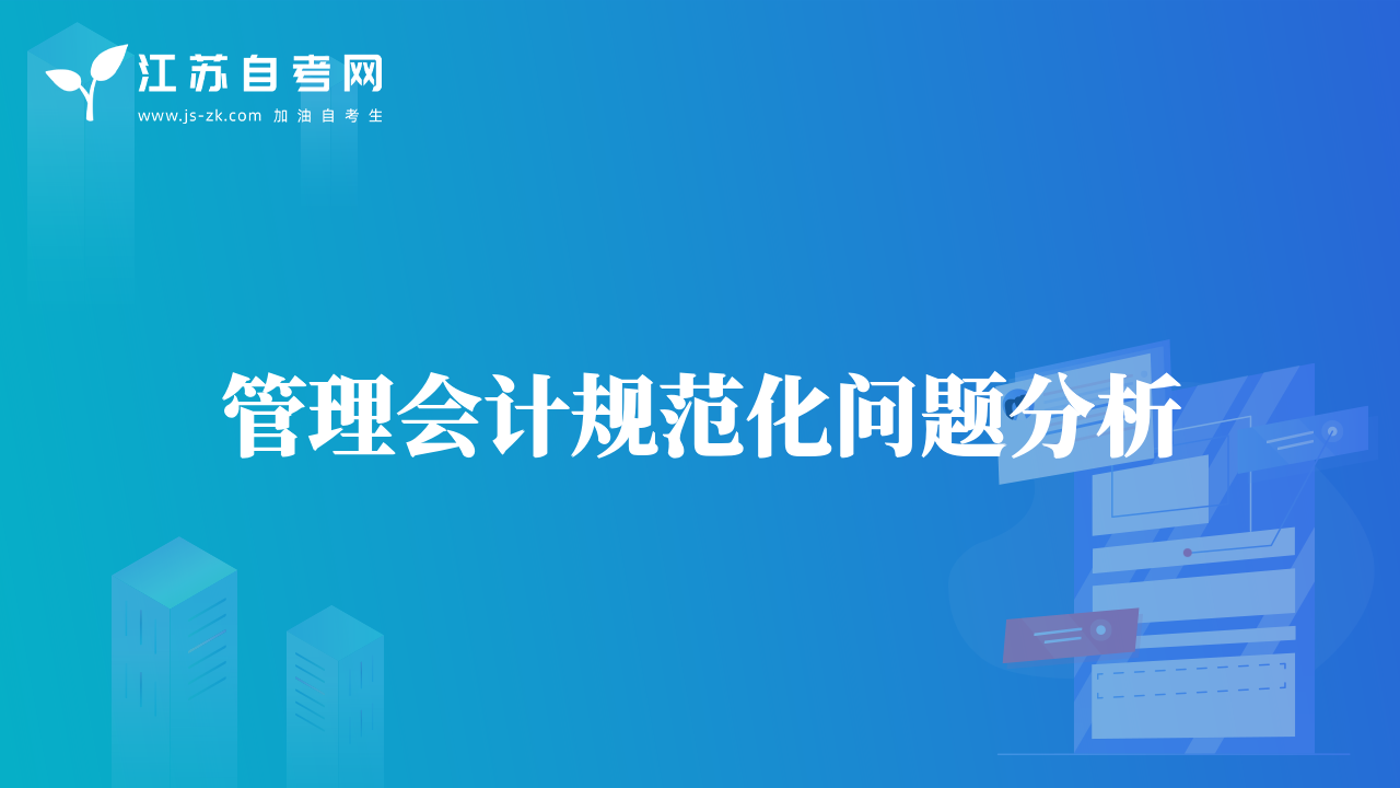管理會計規(guī)范化問題分析